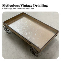 Rectangular Multi-Purpose Iron Tray Household Decor