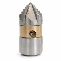 Rotating Nozzle with Metal Body Stainless Steel Rotating Sewer Nozzle Heavy Duty for Plumbers