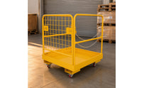 Forklift Cage Wire-Mesh Forklift Personnel Workstation Locking Pin Industrial Gear for Warehouse
