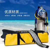 跨境热销脚蹼包PVC蛙鞋袋 简约纯色大容量游泳潜水脚蹼专用收纳袋