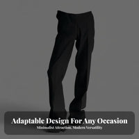 Split-Hem Trousers Versatile Design Dress Pants for Daily Wear, Cosplayers