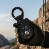 Compact Climbing Pulley Heavy-Duty Pulley with Ball-Bearing Sheave Light Hardware Easy for Rescue