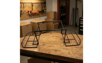 Motorcycle Rear Cargo Rack Black Motorcycle Rear Luggage Rack Telescopic for Commuters