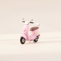 Retro Miniature Scooter Compact Scooter Model Rounded Accessory Crisp for Collectors, Shelf Display