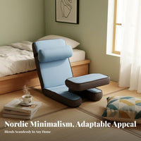 Adjustable Floor Lounger Foldable Design Lazy Sofa Multi-Functional for Students