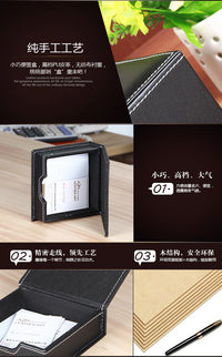 创意便签盒名片盒牙签盒 桌面便签纸盒办公用品收纳文具礼品印制