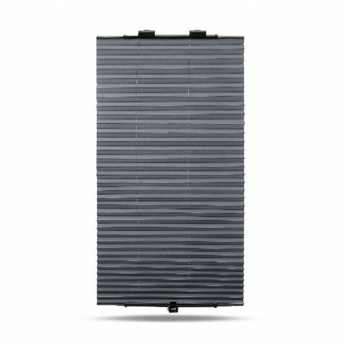 Pleated Window Blackout Shade Easy to Install Blackout Window Cover Temporary