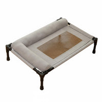 Elevated Pet Cot Moisture-Proof Cooling Dog Bed Orthopedic Support for Indoor