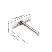 T-Shaped discreet Shelf Bracket, discreet suspended Wall Mount, sturdy Metal Support for Home Decor, Kitchen, Closet