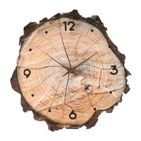 Wood Slice Wall Clock Minimalist Wood Slice Clock Decorative for Bedroom