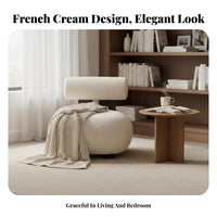 Hippo-Shaped Armchair Sturdy Construction Living Room Furniture Soft to the Feel High-Resilient for Homeowners