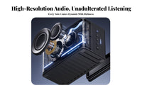 Bluetooth Connectivity Light-up Party Speaker Powerful Bass Transparent Light-up Speaker Portable Design Wireless Sound Box Built-in Subwoofer for Music Lovers, Tech Enthusiasts, Gaming, Parties, Outdoor, Desktop Setup