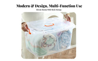 Clear Lidded Container adaptable Clear Lidded container Grooved Lid for Dorm Room