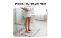 Absorbent Shower Mat Quick-Drying Absorbent Floor Pad Easy to Clean for Families
