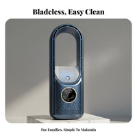 Humidifying Function USB Air Conditioner Fan Adjustable Speeds Mini Misting Fan Quiet Operation for Office Workers, Desk, Bedroom, Dorm Room