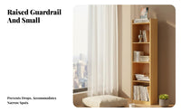 Narrow Shelving Storage System Space-Saving 6-Tier Standing Shelf Anti-Tip