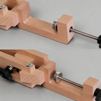 Leather Sewing Clamp Adjustable Wooden Leather Clamp Table Lip Mount