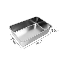 Extra Large Cat Litter Tray Pet Toilet Non Porous for Heavy Cats