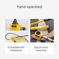 Slimline Multi-Stage Hydraulic Hoist Set, 10T & 30T