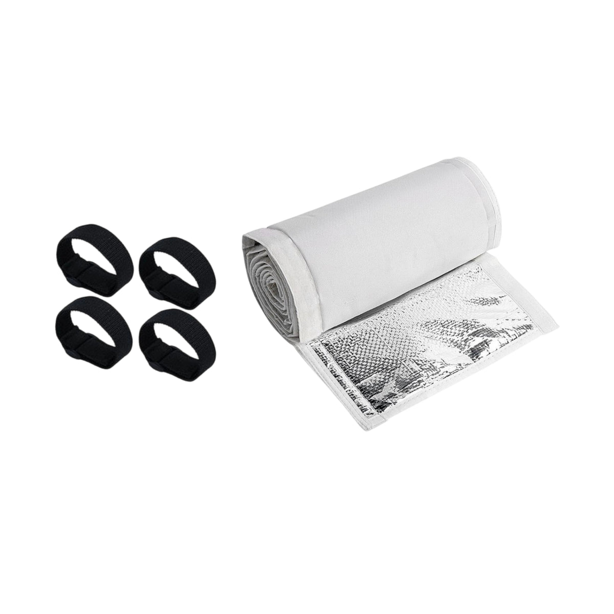 Air Conditioners  tube Sleeve with Straps Outdoor Air Conditioners  tube Insulation Cover Heat-Reflective Ductless System Piping Conduit Protector Sleeve