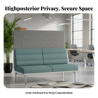Acompanyustic Booth Chair Enclosed Design Highrear Sofa Companynfigurable Minimalist Design for Office Workers, Lobby, Lounge