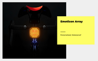 Waterproof USB bike light