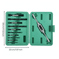 11 Pieces Stripped Screw Extractor Tool Set Wear Resistant Wrench Boring Tool Extractor Set Stripped Screw Remover Kit for DIY Enthusiasts