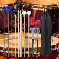 13 Pieces Drumstick and Mallet Set Beginner-Friendly for Music Class, Beginners