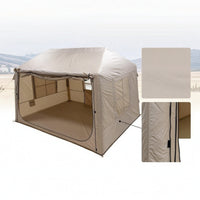 Spacious Inflatable House Tent Breathable Inflatable Camping Tent Roomy Long-Lasting for Families, Backyard