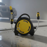 Garden Hose Reel Space Saving Portable Hose Reel Anti Kink for Car Wash