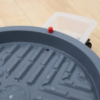 Plant Trolley with Water Collection Tray, Round Plant Pot Base and Tray, Floor Standing Pot Mover with Casters for Indoor Use