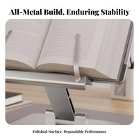 Adjustable Bookrest adaptable Adjustable Textbook Easel Foldable Design for Desk