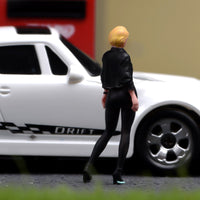 1/64 Scale Woman Figurine Realistic Design Miniature Scene People Figure