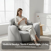 Sofa and Armchair Set Modern Design Commercial Furniture Minimalist Design Easy to Clean for Office Workers, Guests