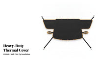 Windshield Cover with Side Mirror Covers | Drawstring Storage Pouch, Windshield Cover with Mirror Covers, for Winter