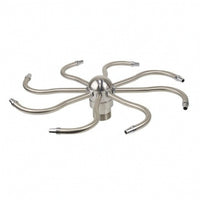 Rotating Fountain Nozzle Stainless Steel Water Wheel Nozzle Radial for Landscape