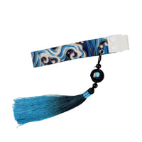Keyboard Decorative Strap Traditional Pattern Keyboard Tassel Pendant Curved Fit Design Computer Accessory for Gaming Enthusiasts, Office