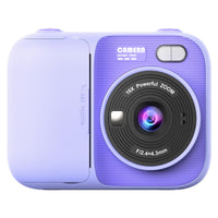 Portable Children's Camera with Printer Compact Instant Print Camera with Screen Handheld Easy-to-Use for Travel, Parties