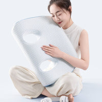 Ear Hole Pillow Slow Return Side Sleeping Pillow Ergonomic Bedding for Phone Users in Bed