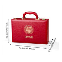 Money Gift Box with Lock, Elegant Wedding Engagement Storage