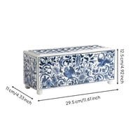 Rectangular Flower Vase Perforated Home Decor Decorative