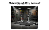 Heavy-Duty Adjustable Squat Rack Non-Slip Feet Multi-Function Bench Press Rack Stable H-Frame Base Split Squat Stand Powder Coated Finish for Men, Weightlifters, Bodybuilders