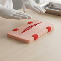 Wearable Wound Simulator Realistic Cut Model Reusable