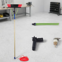 Water-Fed Pole System High-Reach Water-Fed Brush Adjustable for Homeowners