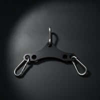 Conversion Plate with Hooks Arched Lat Pulldown Adapter Compact Adapter Plate for Commercial Gyms