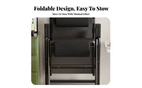 Adjustable Rest Lounger Foldable Design Reclining Chair Retractable Footrest