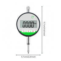 Digital Gauge Indicator 0.001 Mm LCD Gauge Indicator Measuring Tool Reset Button Easy to Read