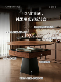 麻将桌餐桌两用一体中古风实木麻将机全自动家用掼蛋桌麻将台面板