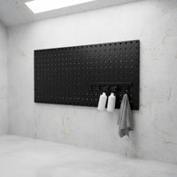 Perforated Pegboard Includes Hooks Pegboard Hook Board Wall-Attached Tool Display Panel for Auto Specialists, Garage, Workshop