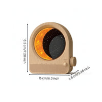Alarm Clock with Moon Lamp Digital Moon Lamp Minimalist for Nightstand